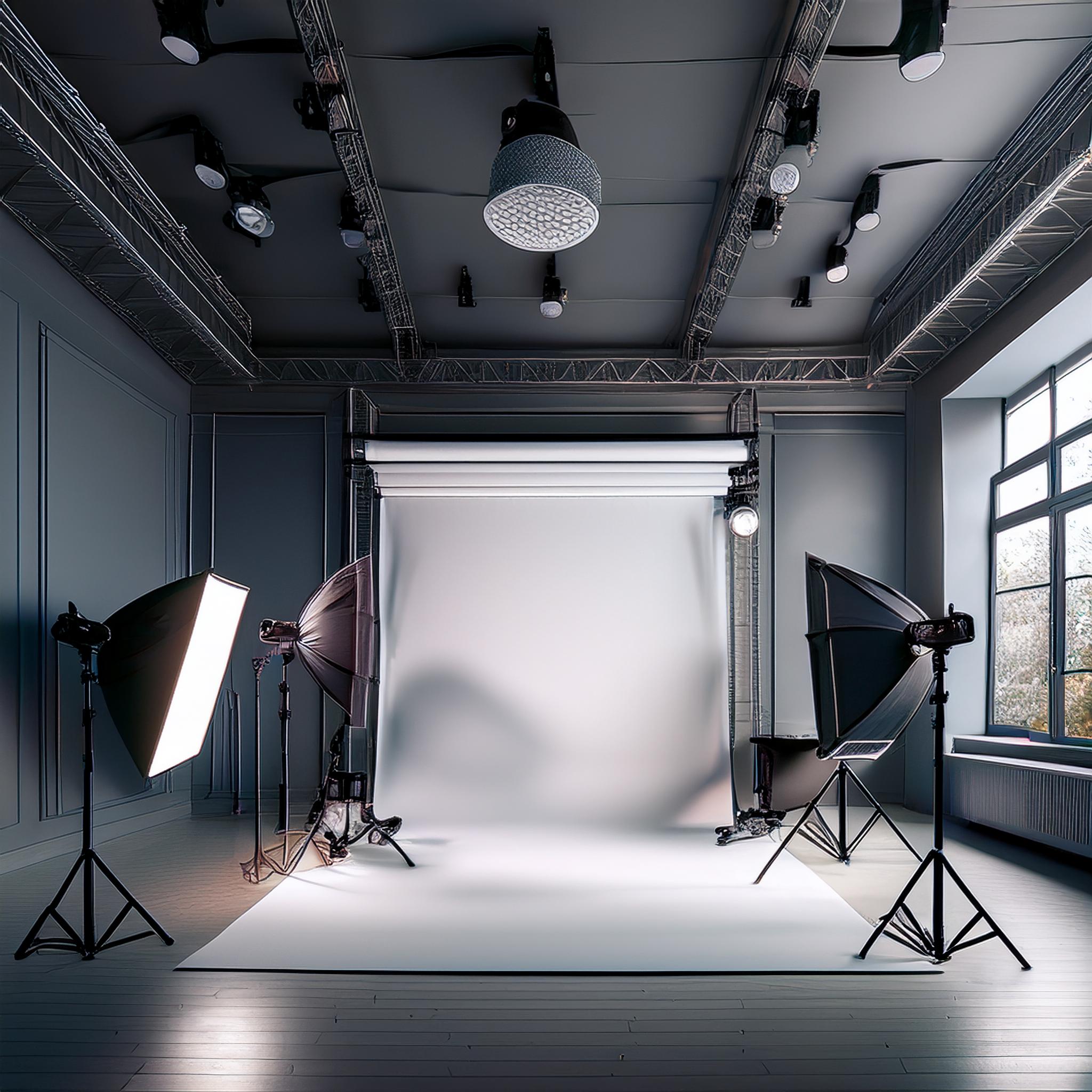 Professionelles Kochstudio mit moderner Einrichtung